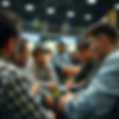 Community Engagement in Betting Strategies A community gathering discussing betting strategies