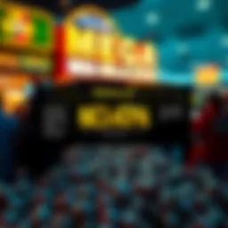 An infographic depicting the history of Mega Millions lottery