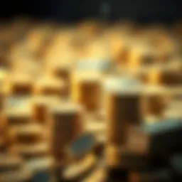 A symbolic portrayal of financial growth and success.